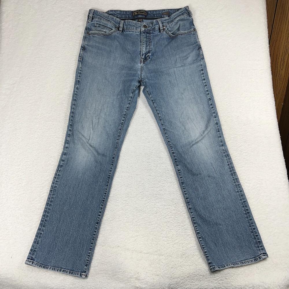 34 Heritage Jeans Mens 38x34 (36.5x32) Light Blue Charisma Comfort Rise Denim